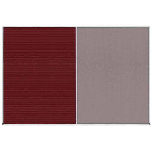 United Visual Products Enclosed Corkboard, 1 Door, 18"x24", 4" Fra, UV3407-SATIN-SURF UV3407-SATIN-SURF - main